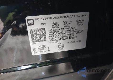 2024 GMC Terrain Awd Denali z USA, uszkodzony, nr VIN 3GKALXEG0RL123313